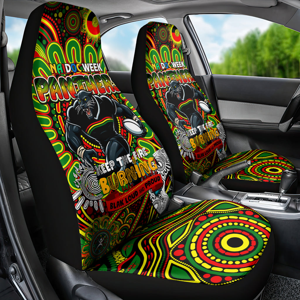 NAIDOC Week 2024 Panthers Car Seat Cover Mascot Rugby