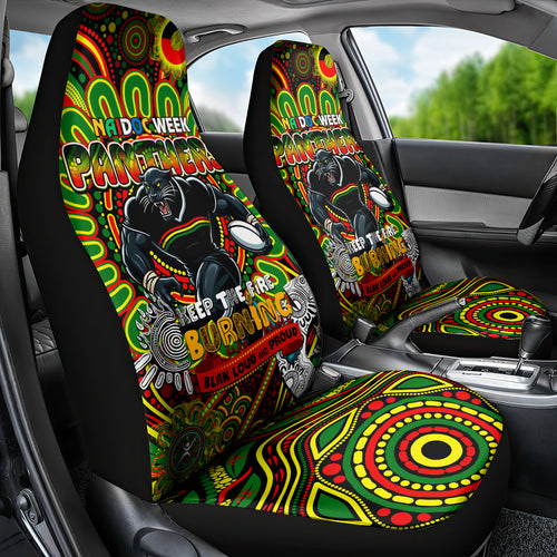 NAIDOC Week 2024 Panthers Car Seat Cover Mascot Rugby