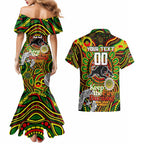 Custom NAIDOC Week 2024 Panthers Couples Matching Mermaid Dress and Hawaiian Shirt Mascot Rugby