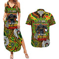 Custom NAIDOC Week 2024 Panthers Couples Matching Summer Maxi Dress and Hawaiian Shirt Mascot Rugby