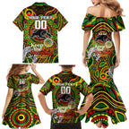 Custom NAIDOC Week 2024 Panthers Family Matching Mermaid Dress and Hawaiian Shirt Mascot Rugby
