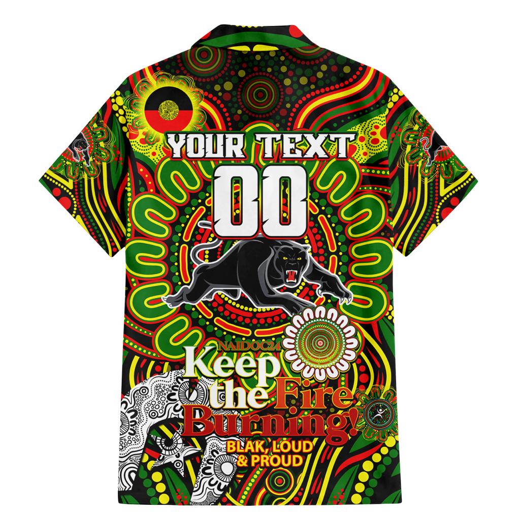 Custom NAIDOC Week 2024 Panthers Family Matching Mermaid Dress and Hawaiian Shirt Mascot Rugby