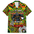Custom NAIDOC Week 2024 Panthers Family Matching Summer Maxi Dress and Hawaiian Shirt Mascot Rugby