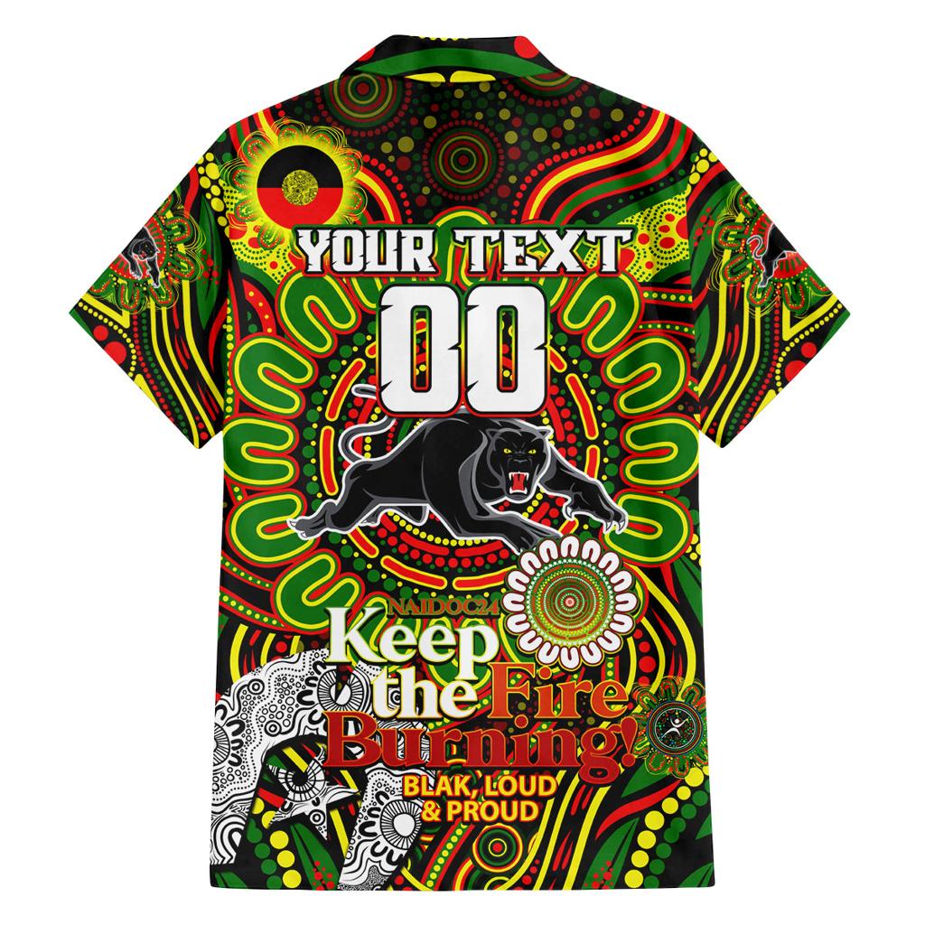Custom NAIDOC Week 2024 Panthers Family Matching Summer Maxi Dress and Hawaiian Shirt Mascot Rugby