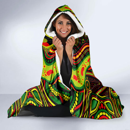 NAIDOC Week 2024 Panthers Hooded Blanket Mascot Rugby