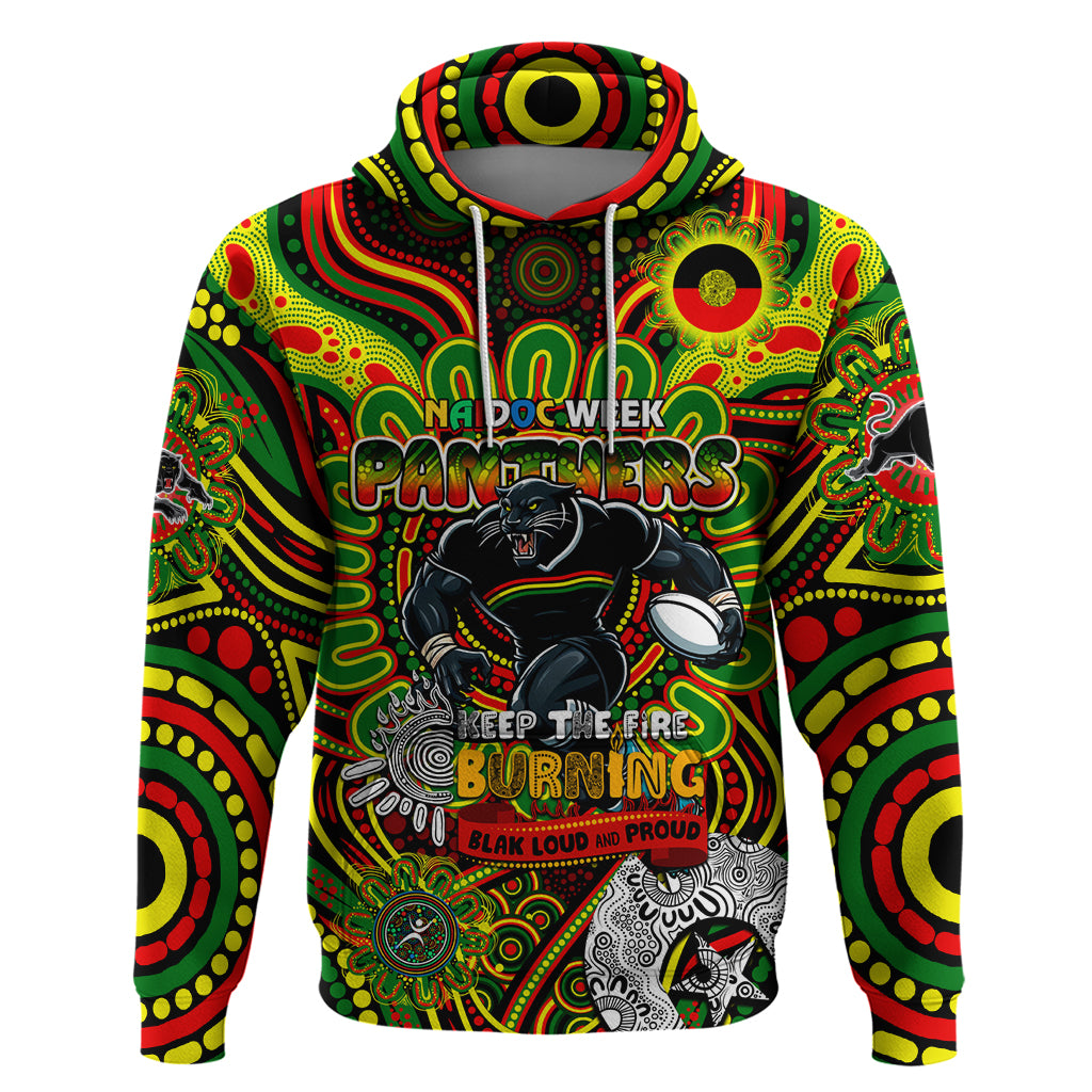 Custom NAIDOC Week 2024 Panthers Hoodie Mascot Rugby