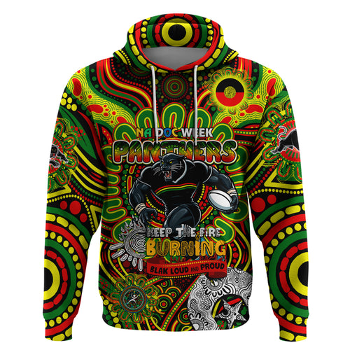Custom NAIDOC Week 2024 Panthers Hoodie Mascot Rugby