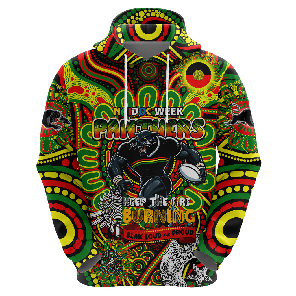 Custom NAIDOC Week 2024 Panthers Hoodie Mascot Rugby