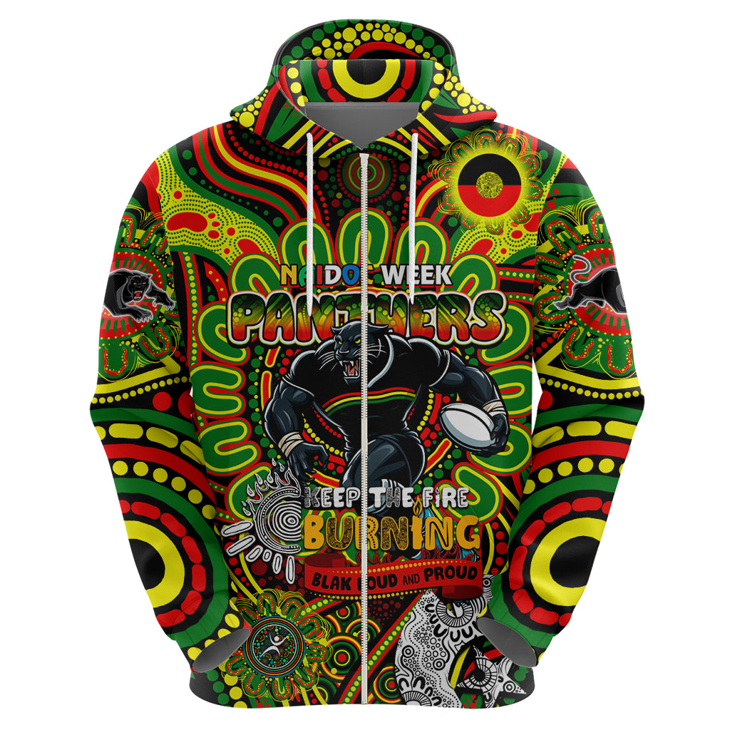Custom NAIDOC Week 2024 Panthers Hoodie Mascot Rugby