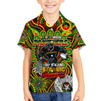 Custom NAIDOC Week 2024 Panthers Kid Hawaiian Shirt Mascot Rugby