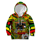 Custom NAIDOC Week 2024 Panthers Kid Hoodie Mascot Rugby