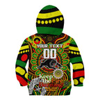 Custom NAIDOC Week 2024 Panthers Kid Hoodie Mascot Rugby