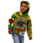 Custom NAIDOC Week 2024 Panthers Kid Hoodie Mascot Rugby