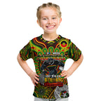 Custom NAIDOC Week 2024 Panthers Kid T Shirt Mascot Rugby