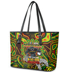 NAIDOC Week 2024 Panthers Leather Tote Bag Mascot Rugby