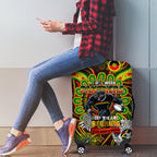 NAIDOC Week 2024 Panthers Luggage Cover Mascot Rugby