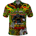 Custom NAIDOC Week 2024 Panthers Polo Shirt Mascot Rugby
