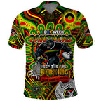Custom NAIDOC Week 2024 Panthers Polo Shirt Mascot Rugby