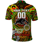 Custom NAIDOC Week 2024 Panthers Polo Shirt Mascot Rugby