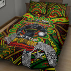 NAIDOC Week 2024 Panthers Quilt Bed Set Mascot Rugby