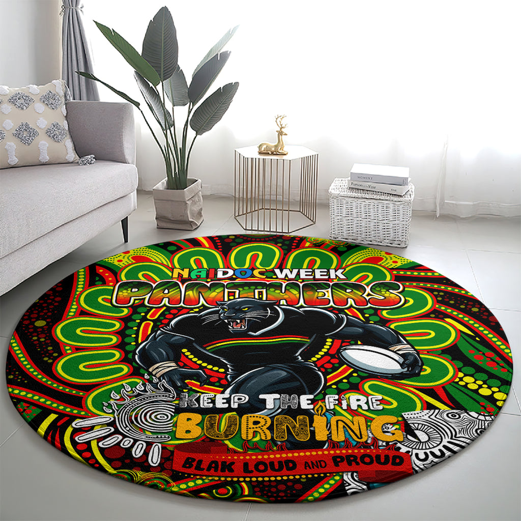 NAIDOC Week 2024 Panthers Round Carpet Mascot Rugby
