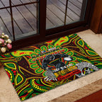 NAIDOC Week 2024 Panthers Rubber Doormat Mascot Rugby