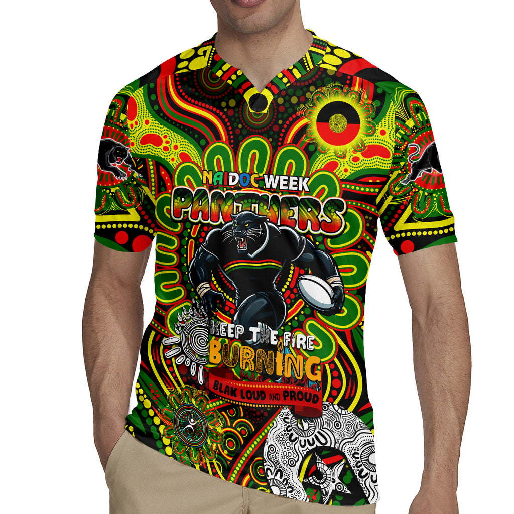 Custom NAIDOC Week 2024 Panthers Rugby Jersey Mascot Rugby