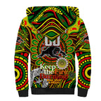 Custom NAIDOC Week 2024 Panthers Sherpa Hoodie Mascot Rugby