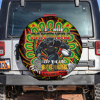 NAIDOC Week 2024 Panthers Spare Tire Cover Mascot Rugby