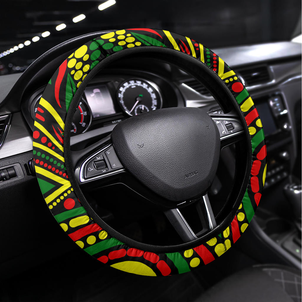 NAIDOC Week 2024 Panthers Steering Wheel Cover Mascot Rugby