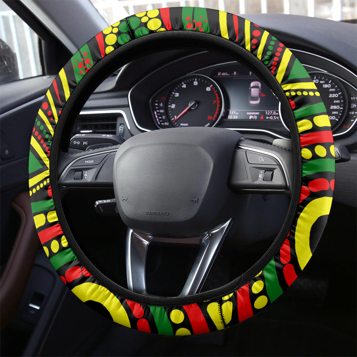NAIDOC Week 2024 Panthers Steering Wheel Cover Mascot Rugby
