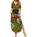 Custom NAIDOC Week 2024 Panthers Summer Maxi Dress Mascot Rugby