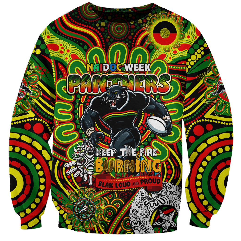 Custom NAIDOC Week 2024 Panthers Sweatshirt Mascot Rugby