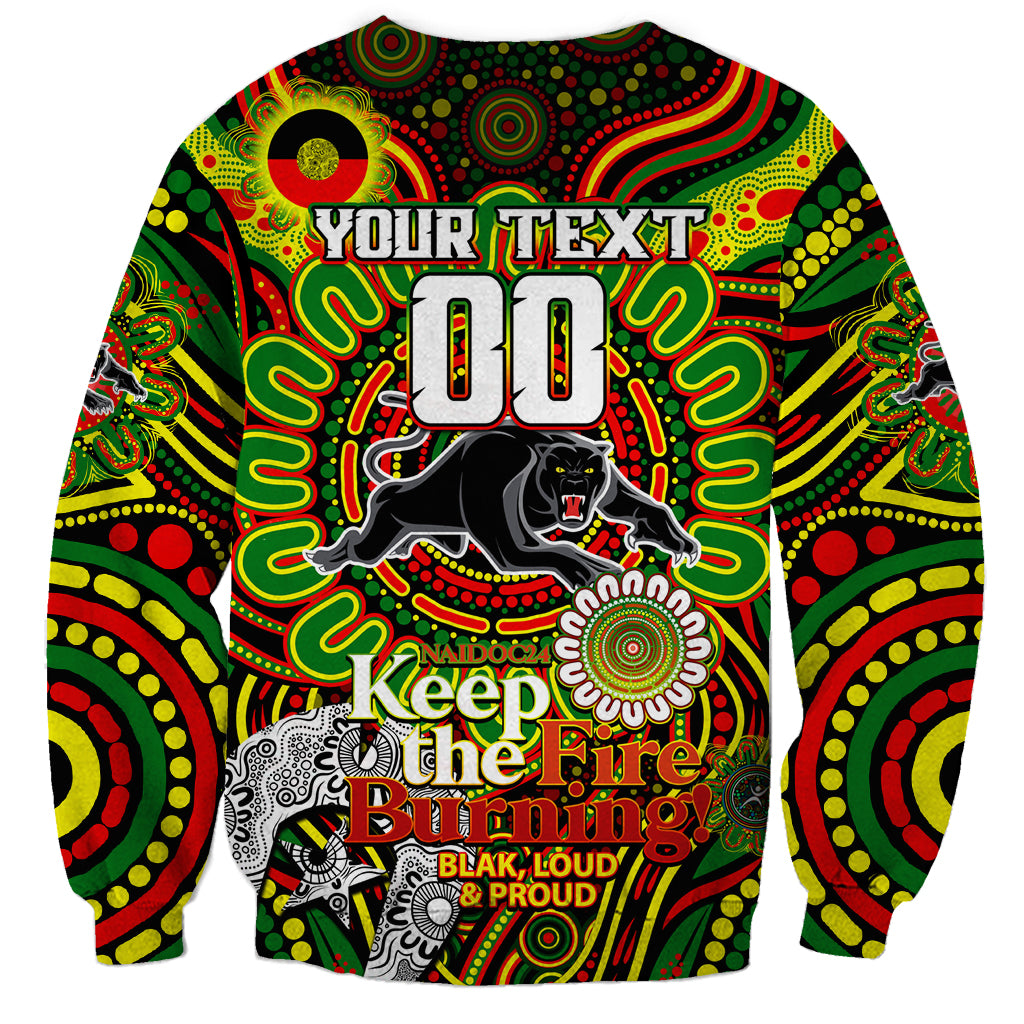 Custom NAIDOC Week 2024 Panthers Sweatshirt Mascot Rugby