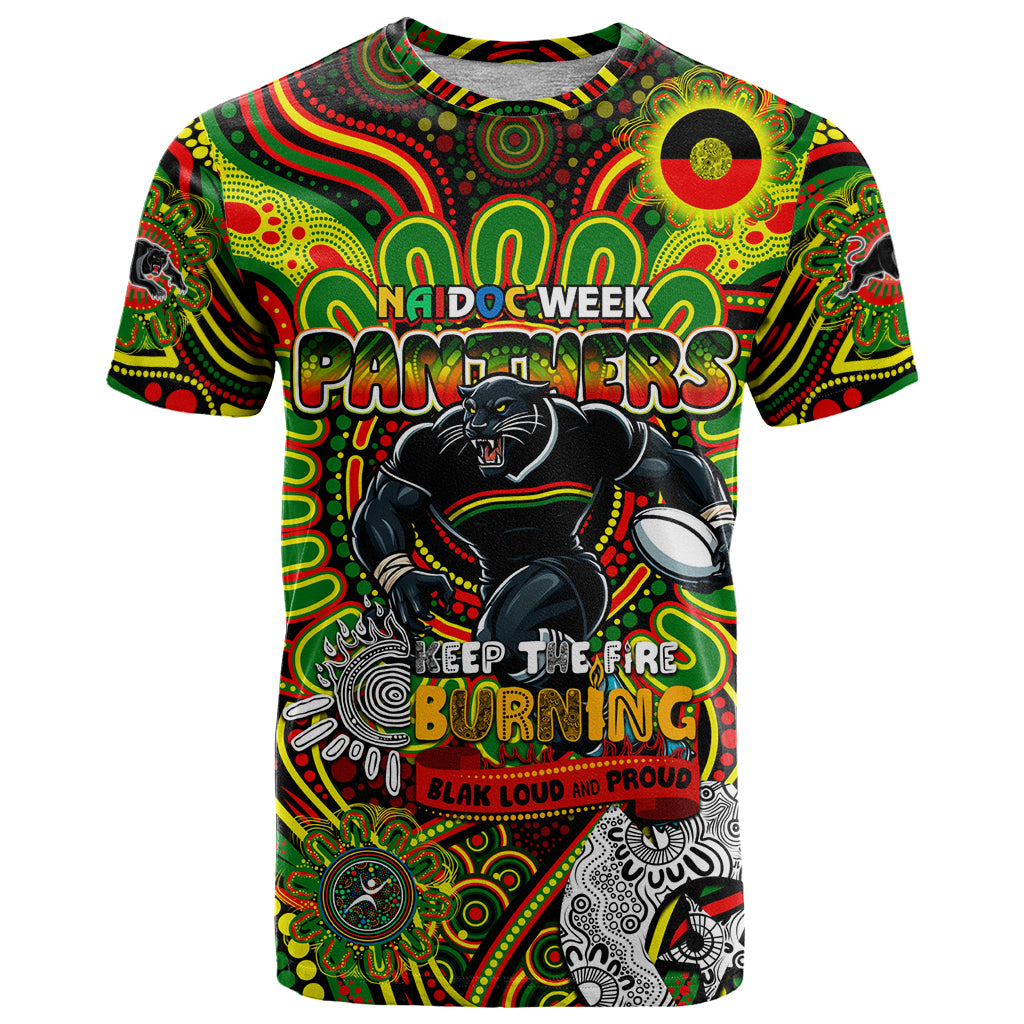 Custom NAIDOC Week 2024 Panthers T Shirt Mascot Rugby