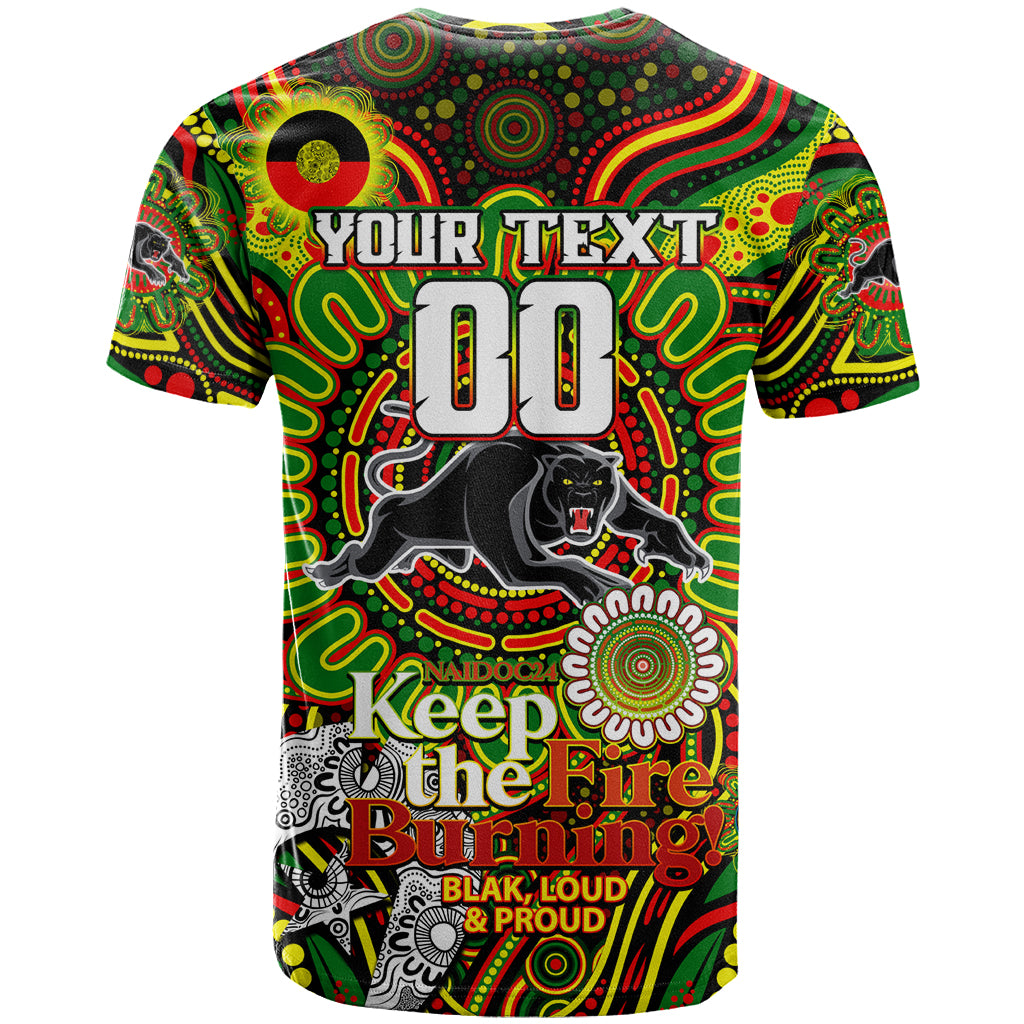 Custom NAIDOC Week 2024 Panthers T Shirt Mascot Rugby