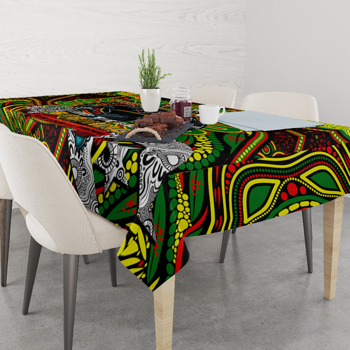 NAIDOC Week 2024 Panthers Tablecloth Mascot Rugby