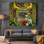 NAIDOC Week 2024 Panthers Tapestry Mascot Rugby
