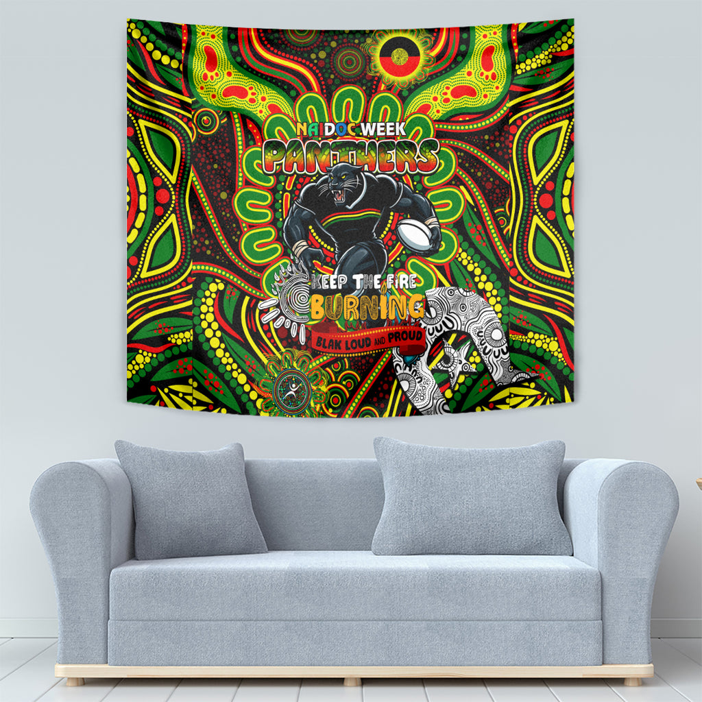 NAIDOC Week 2024 Panthers Tapestry Mascot Rugby
