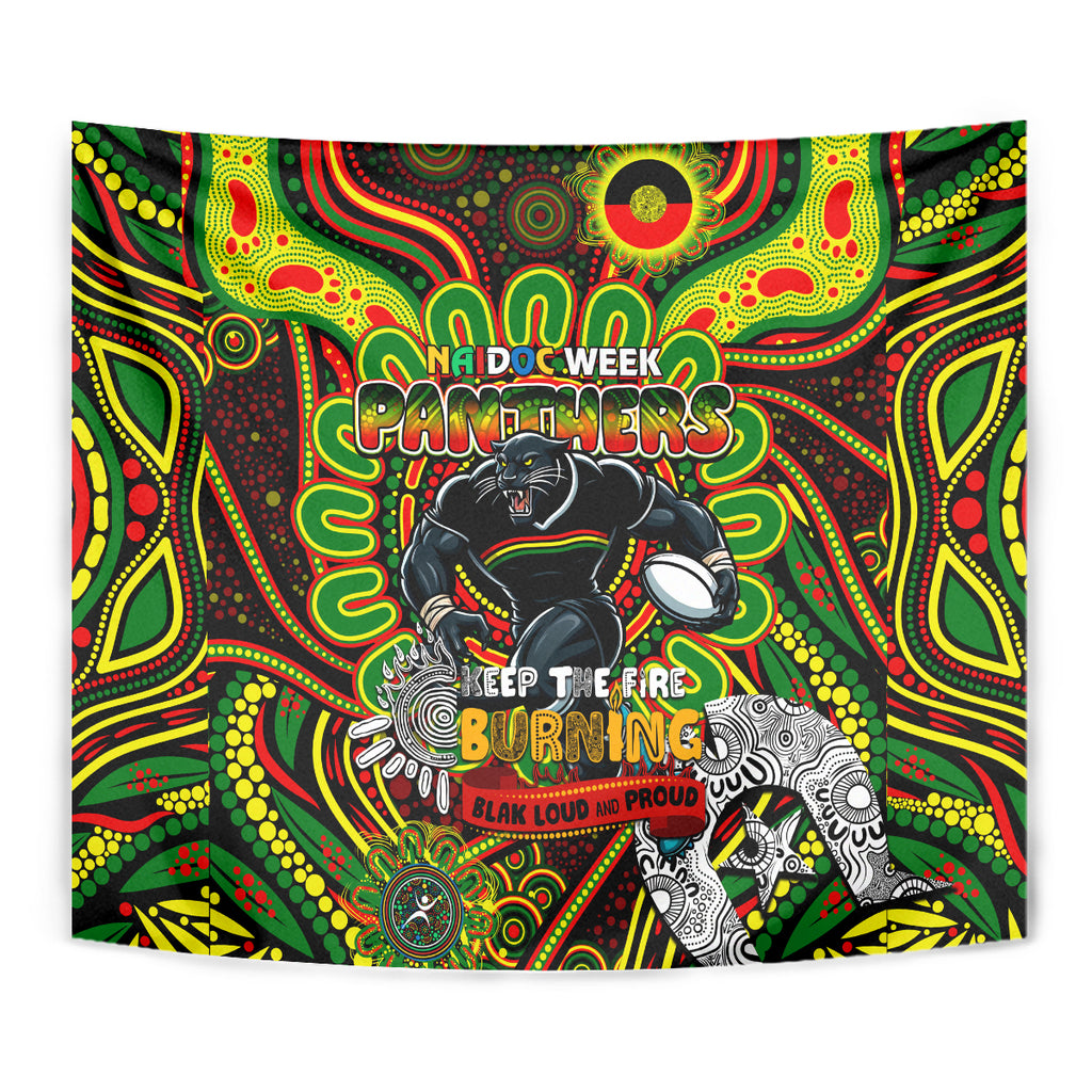 NAIDOC Week 2024 Panthers Tapestry Mascot Rugby