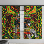 NAIDOC Week 2024 Panthers Window Curtain Mascot Rugby