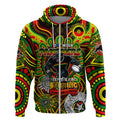Custom NAIDOC Week 2024 Panthers Zip Hoodie Mascot Rugby