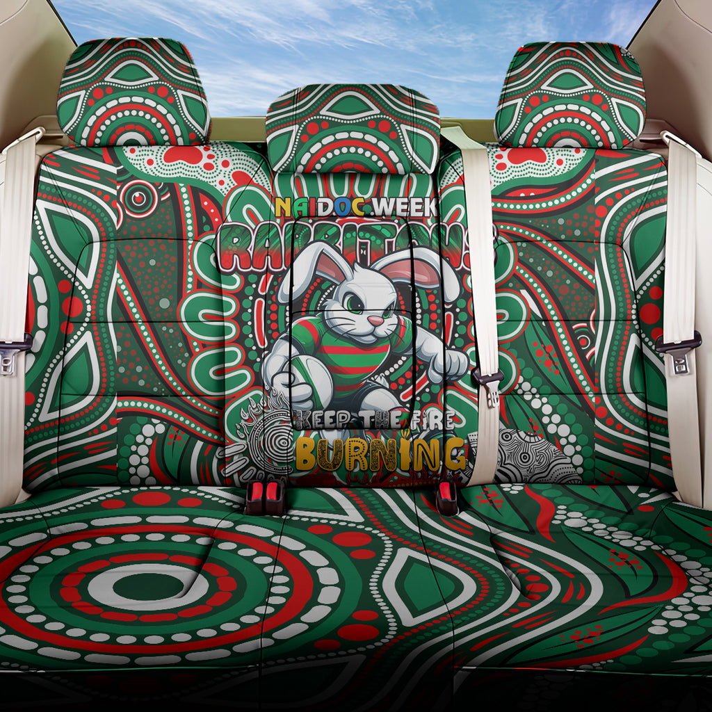 NAIDOC Week 2024 Rabbitohs Back Car Seat Cover Mascot Rugby
