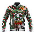 Custom NAIDOC Week 2024 Rabbitohs Baseball Jacket Mascot Rugby DT02