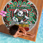 NAIDOC Week 2024 Rabbitohs Beach Blanket Mascot Rugby