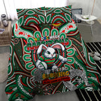 NAIDOC Week 2024 Rabbitohs Bedding Set Mascot Rugby
