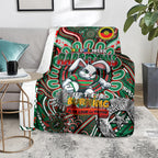 NAIDOC Week 2024 Rabbitohs Blanket Mascot Rugby