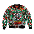 Custom NAIDOC Week 2024 Rabbitohs Bomber Jacket Mascot Rugby DT02