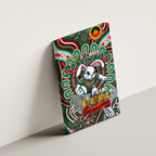 NAIDOC Week 2024 Rabbitohs Canvas Wall Art Mascot Rugby