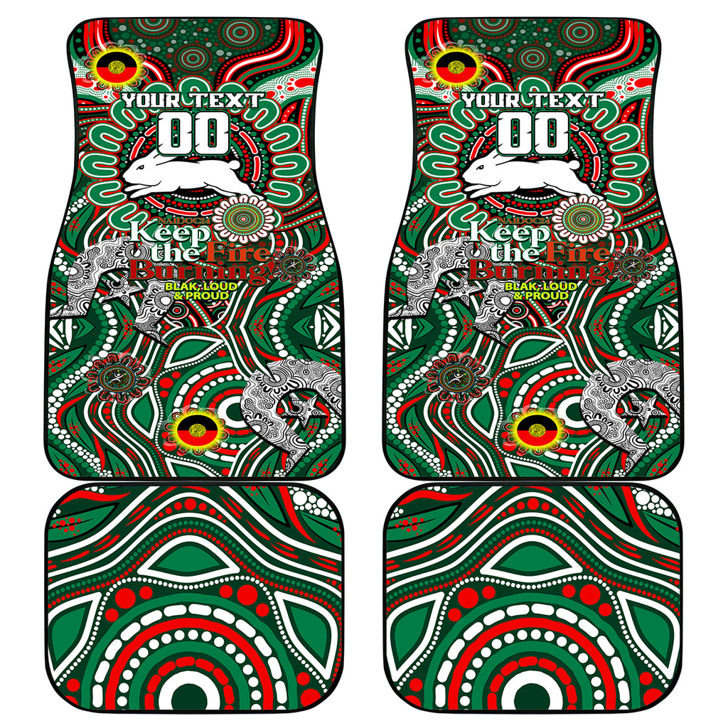 NAIDOC Week 2024 Rabbitohs Car Mats Mascot Rugby